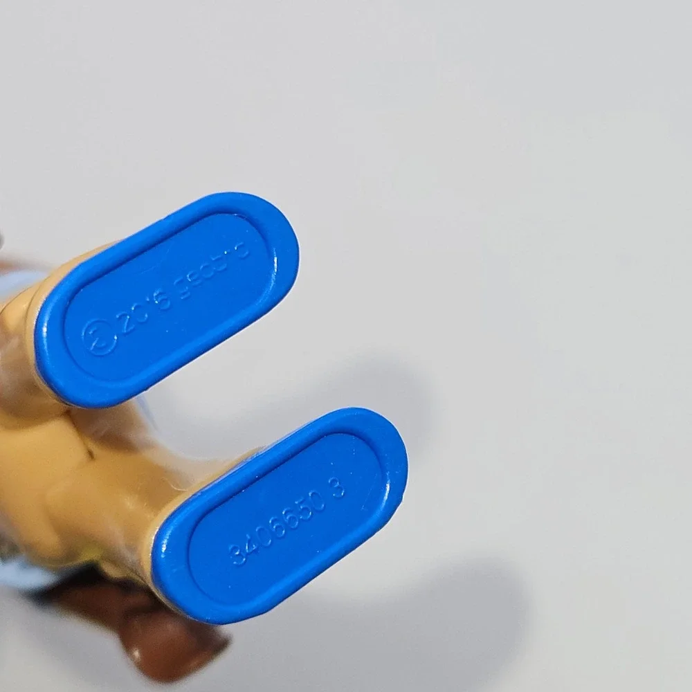 Playmobil 1.2.3 Male Figure Boy OS Blue Striped Shirt Tan Pants 2016 3406650 3